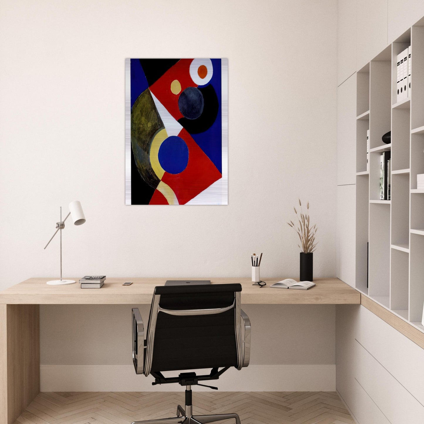 RHYTHM COLOUR 2 - Sonia Delaunay Brushed Aluminum Print - 70x100 cm / 28x40 inches | Sonia Delaunay Aluminum Print | Sonia Delaunay Prints