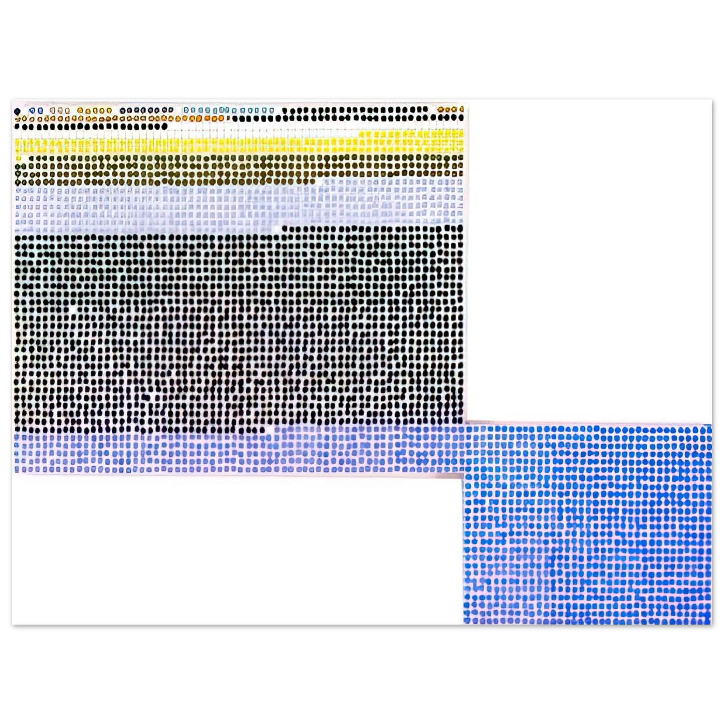 Jennifer Bartlett - Original Fibonacci - 2001 75x100 cm / 30x40inches Fine Art Poster