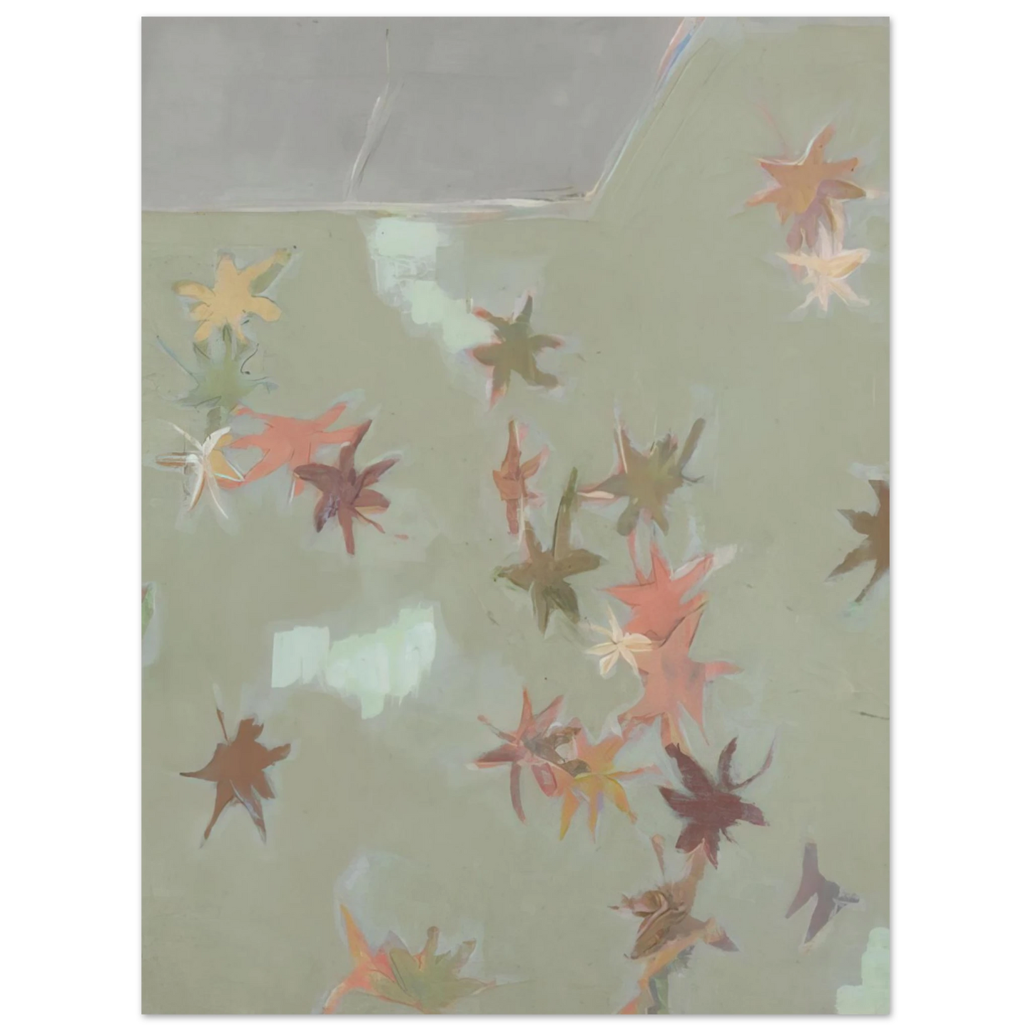 Kenzo Okada - Maple - 1980 75x100 cm / 30x40inches Fine Art Poster