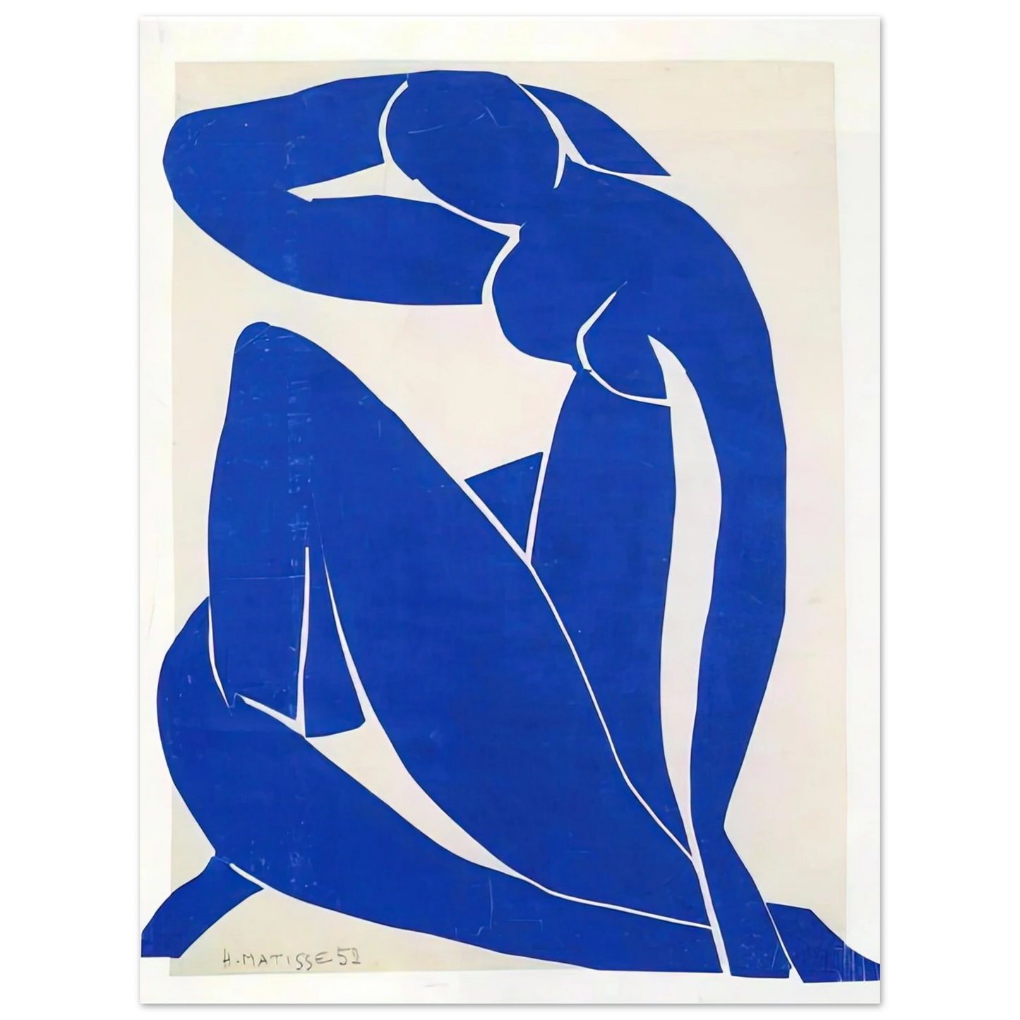 Henri Matisse - BLUE NUDE 1952 75x100 cm / 30x40inches Fine Art Poster