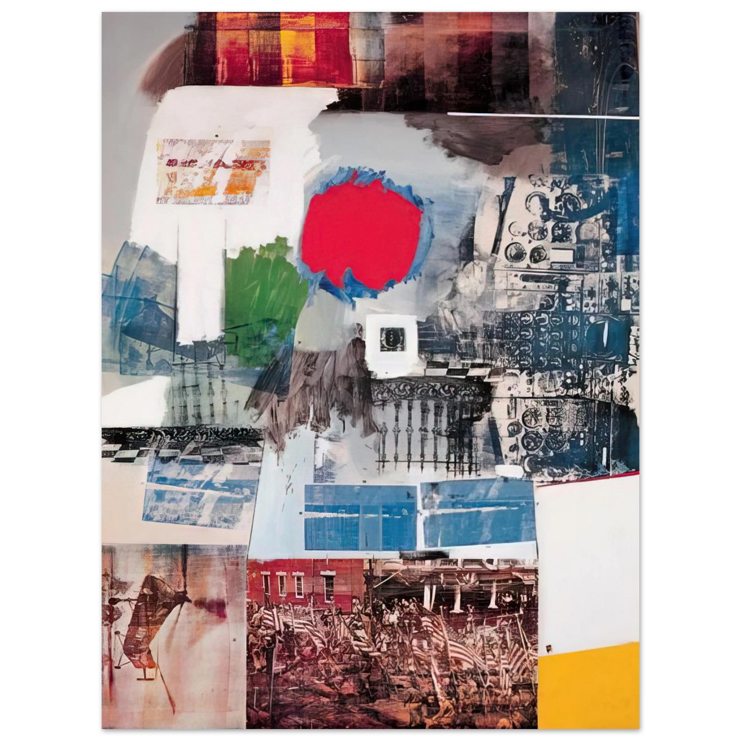 Robert Rauschenberg - ARCHIVE 1963 75x100 cm / 30x40inches Fine Art Poster