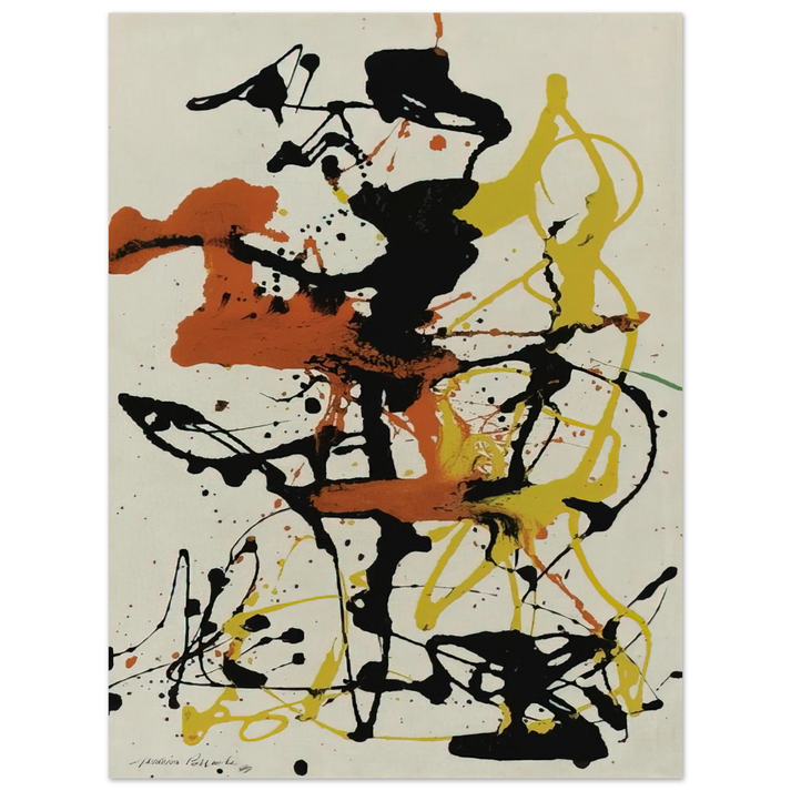 Jackson Pollock - NUMBER 26 1949 75x100 cm / 30x40inches Fine Art Poster