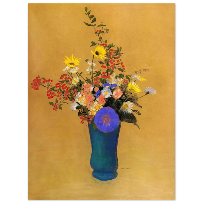 Odilon Redon - BOUQUET OF WILD FLOWERS 75x100 cm / 30x40inches Fine Art Poster