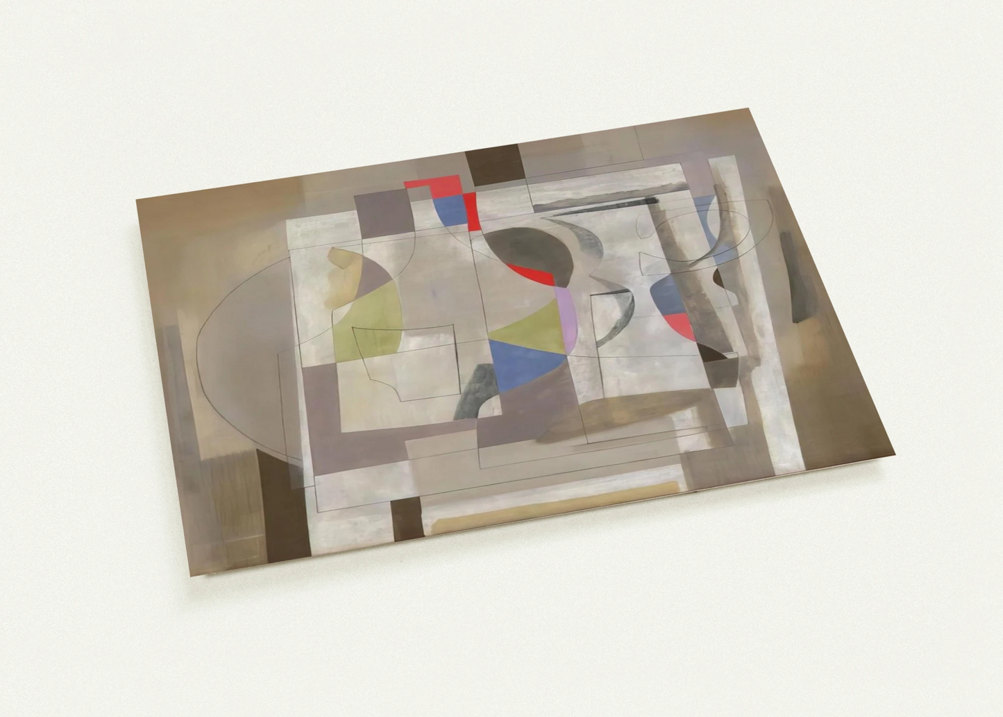 Feb 2-54 - 1954 By Ben Nicholson Pack of 10 Post Cards | Ben Nicholson Post Cards | A6 (10.5 x 14.8 cm) - 4.1 x 5.8 inches