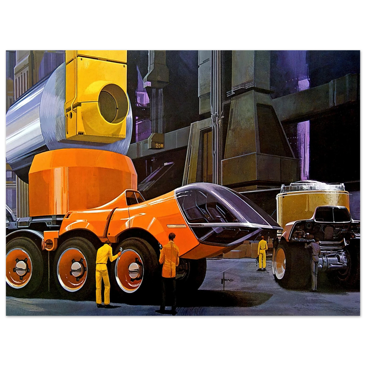 Syd Mead - Syd Mead 75x100 cm / 30x40inches Fine Art Poster