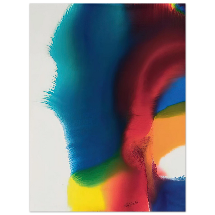 Paul Jenkins - Rainbow Bleed 75x100 cm / 30x40inches Fine Art Poster