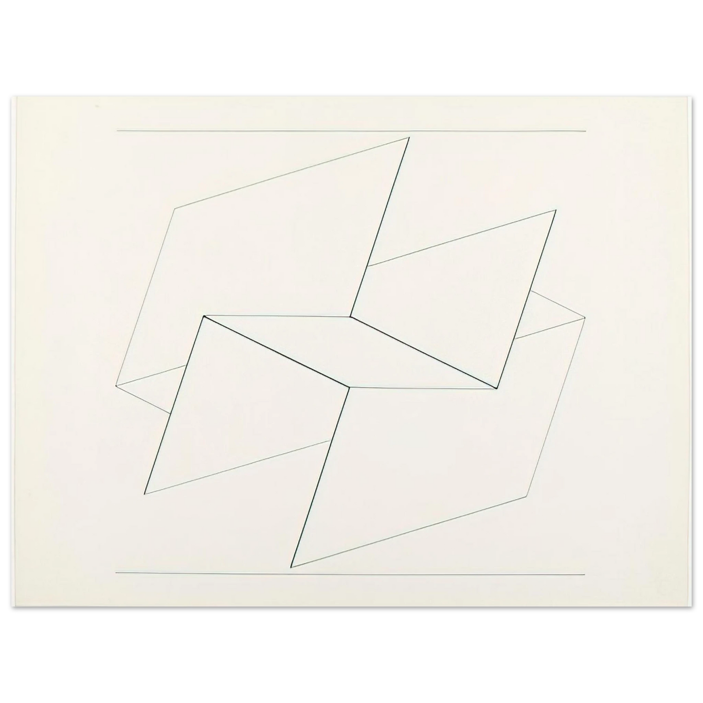 Josef Albers - STRUCTURAL CONSTELLATION VI 1960 75x100 cm / 30x40inches Fine Art Poster