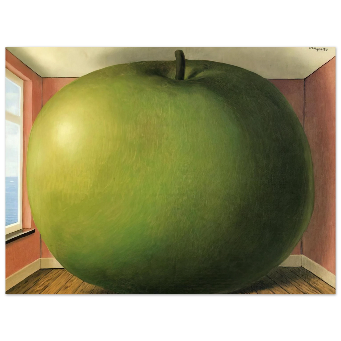 Rene Magritte - THE LISTENING ROOM 1952 75x100 cm / 30x40inches Fine Art Poster