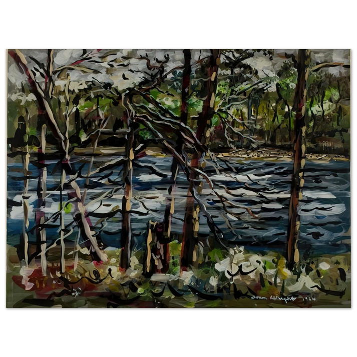 Ivan Albright - ST MARY S RIVER GEORGIA 1964 75x100 cm / 30x40inches Fine Art Poster