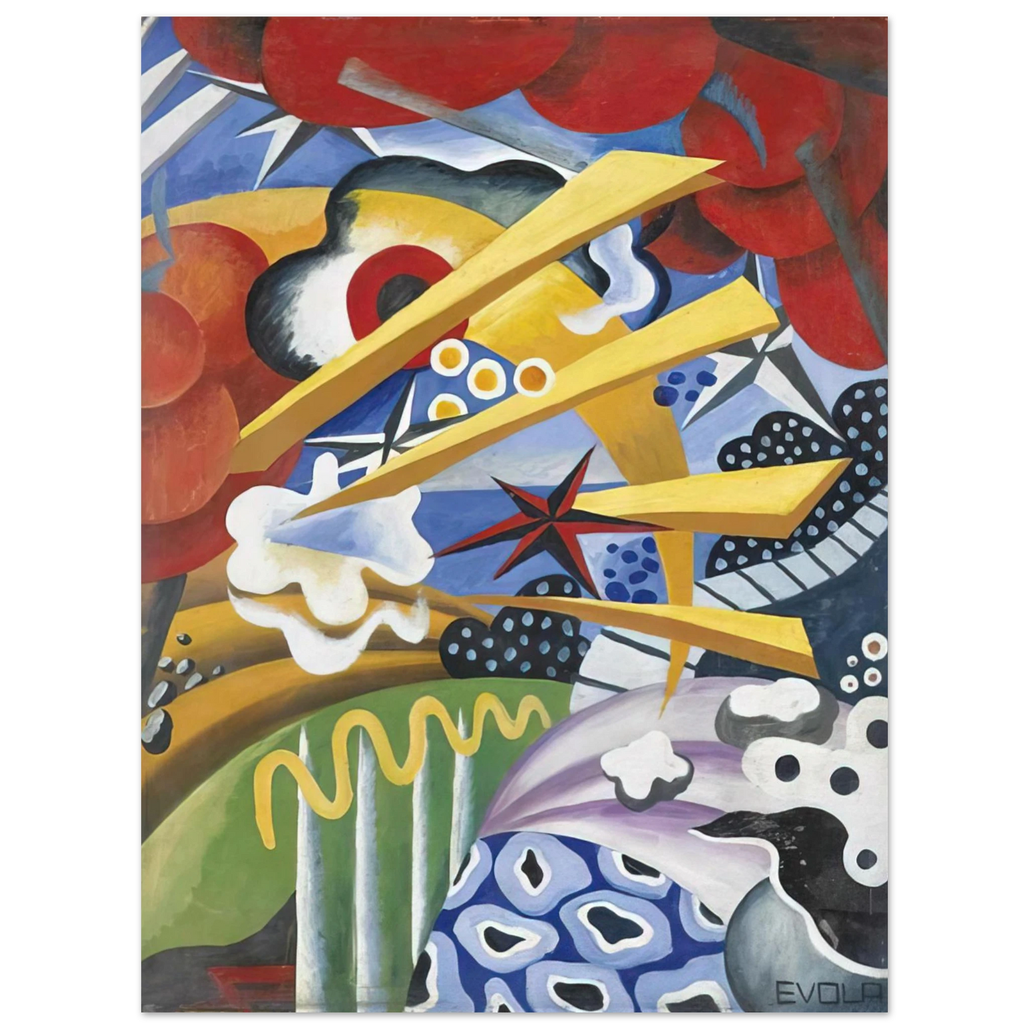 Julius Evola - Untitled - 1919 75x100 cm / 30x40inches Fine Art Poster