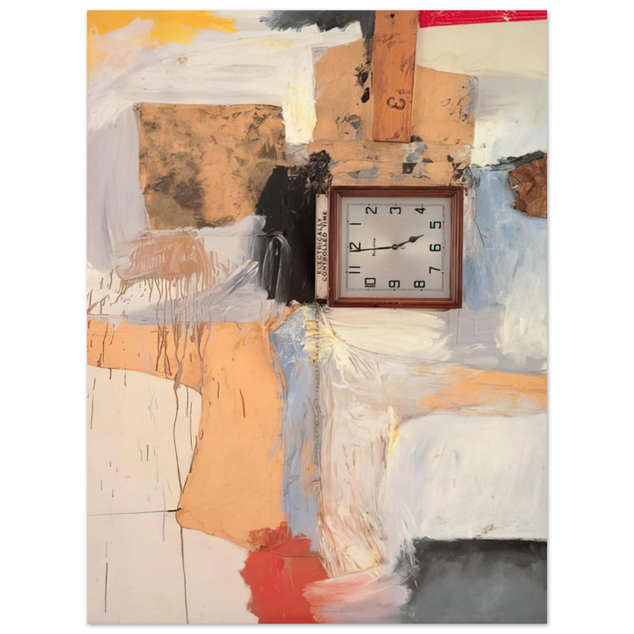 Robert Rauschenberg - THIRD TIME PAINTING 1961 75x100 cm / 30x40inches Fine Art Poster