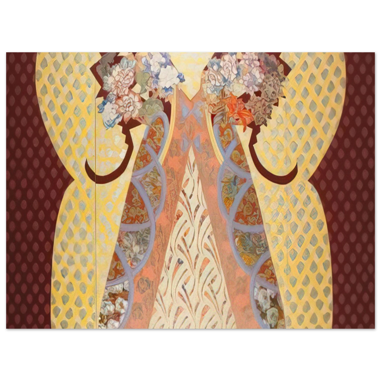 Miriam Schapiro - Royal Presence - 1982 75x100 cm / 30x40inches Fine Art Poster