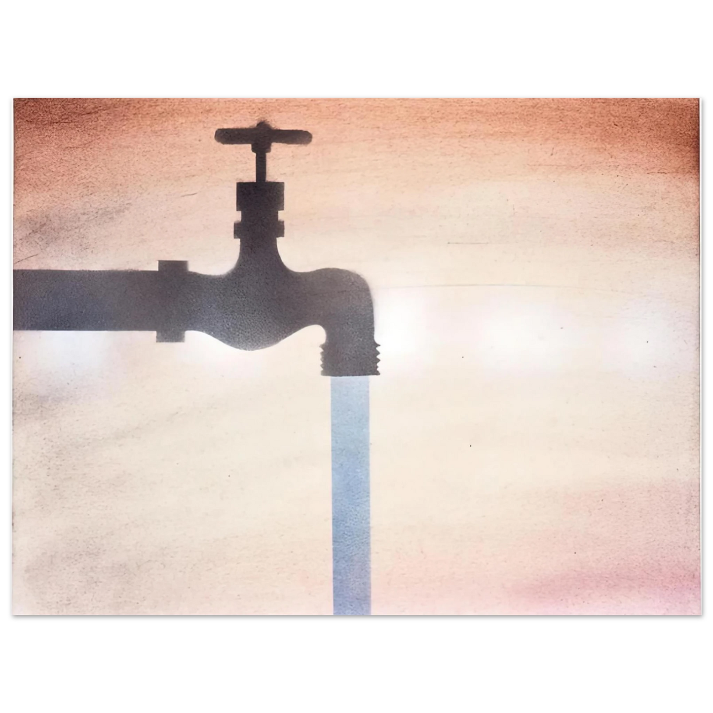 Edward Ruscha - FAUCET 75x100 cm / 30x40inches Fine Art Poster