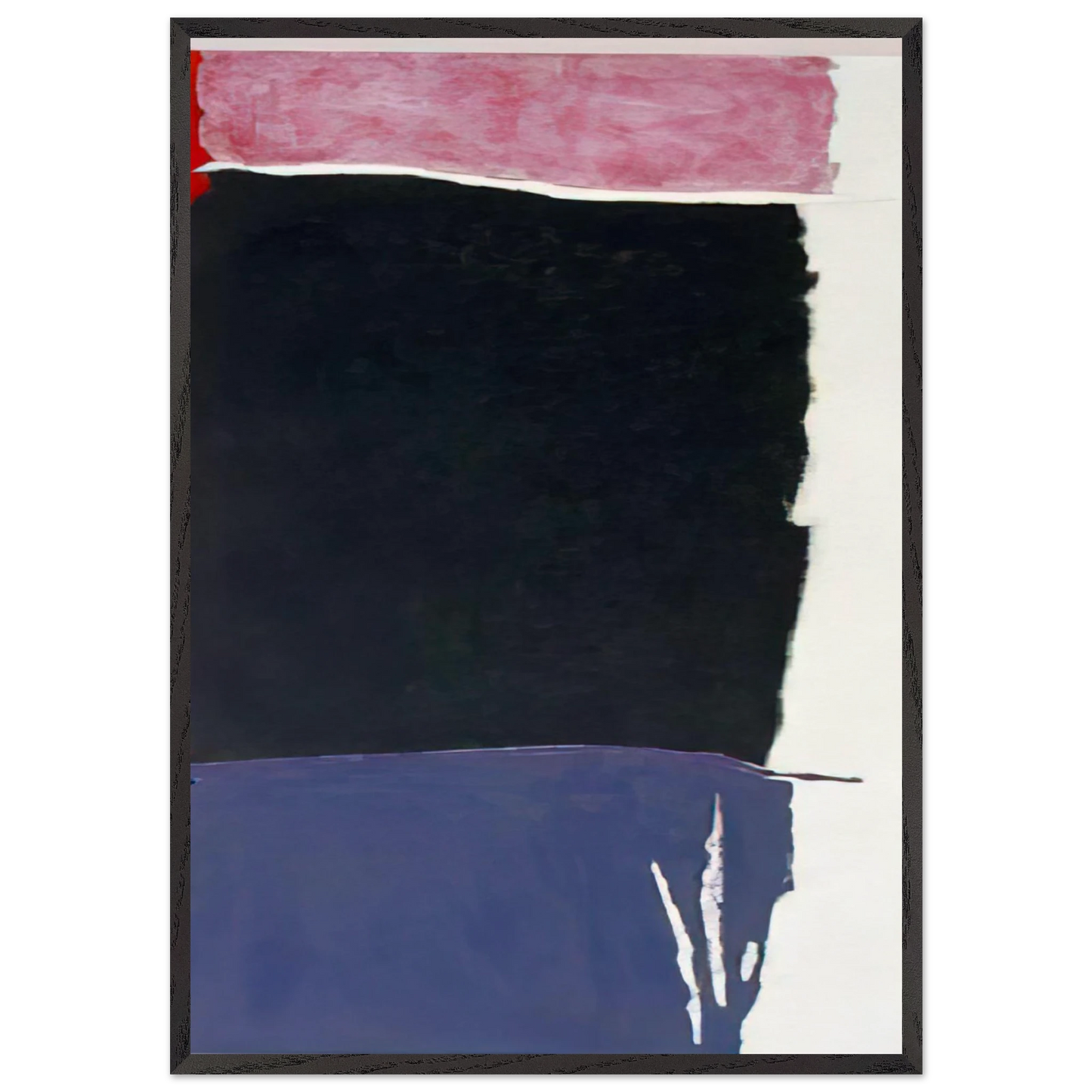 Infinity Field Lefkatos Series II - 1978 - Theodoros Stamos 70x100 cm / 28x40 inches Framed Art Print – Black Wooden Frame