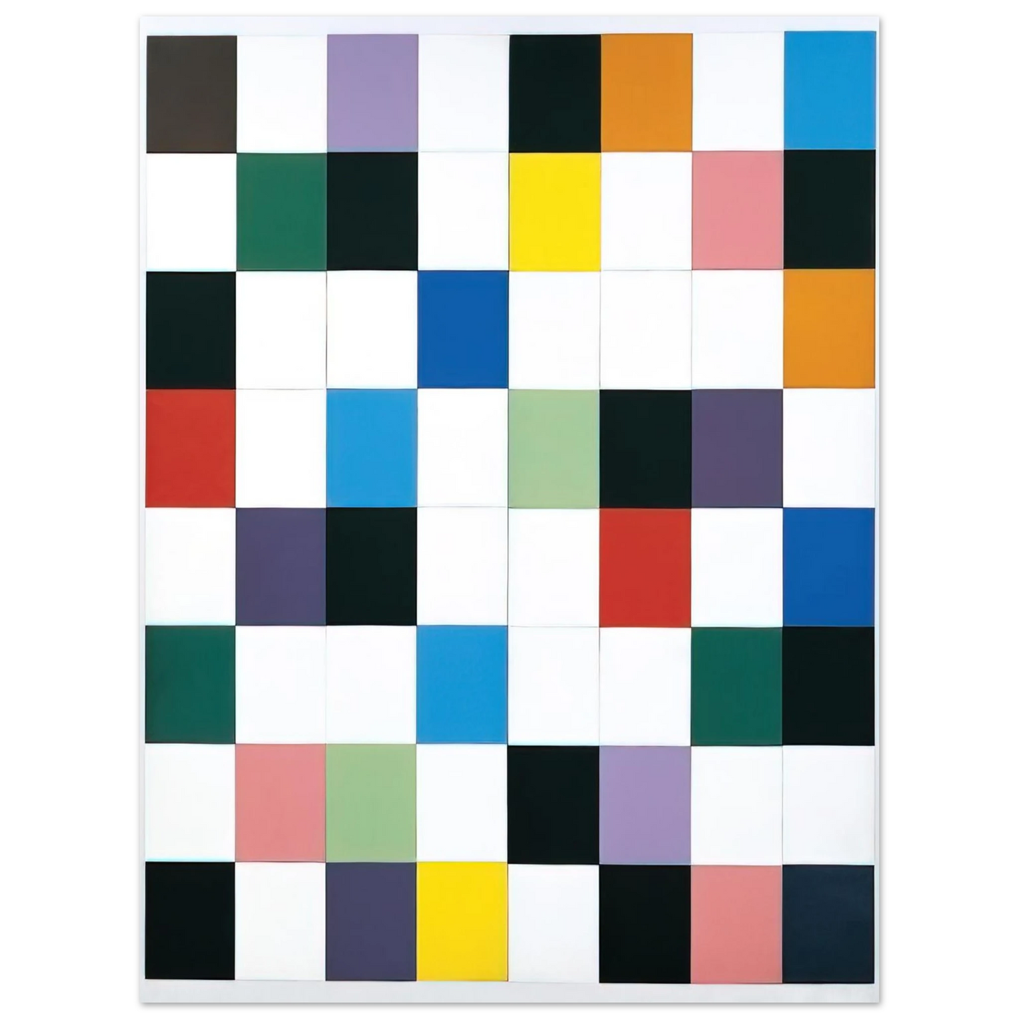 Ellsworth Kelly - Colors for a Large Wall 75x100 cm / 30x40inches Fine Art Poster