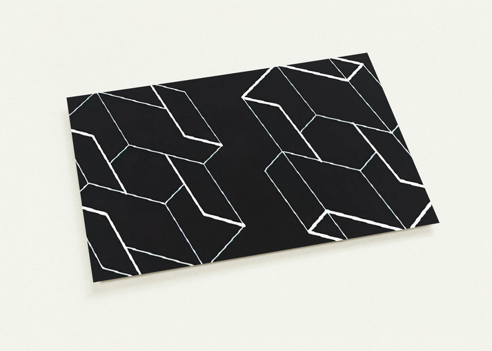 DUO H 1966 By Josef Albers Pack of 10 Post Cards | Josef Albers Post Cards | A6 (10.5 x 14.8 cm) - 4.1 x 5.8 inches