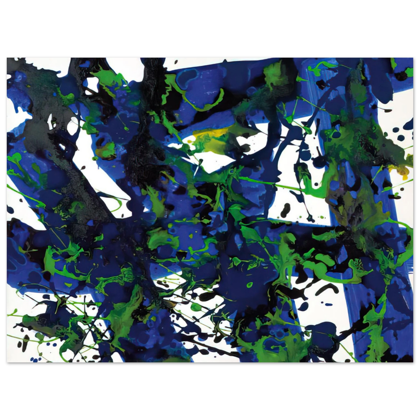 Sam Francis - Untitled SFP94-17 SF94-032 75x100 cm / 30x40inches Fine Art Poster