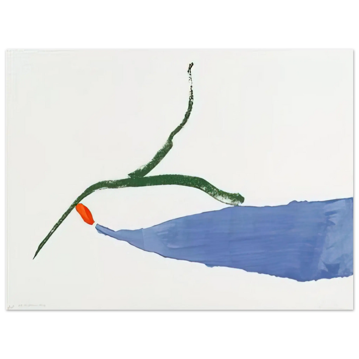Helen Frankenthaler - A Little Zen - 1970 Wall art - 13x18 cm / 5x7 Inches - Fine Art Poster - -