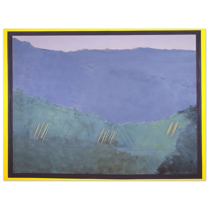 Ronnie Landfield - Cheat River - 1968 75x100 cm / 30x40inches Fine Art Poster