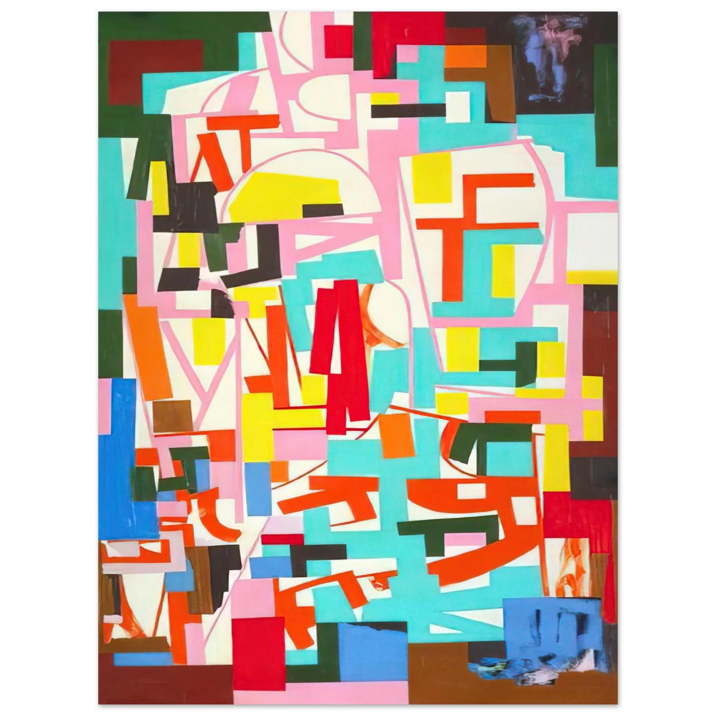 Ad Reinhardt - Untitled - 1940 75x100 cm / 30x40inches Fine Art Poster
