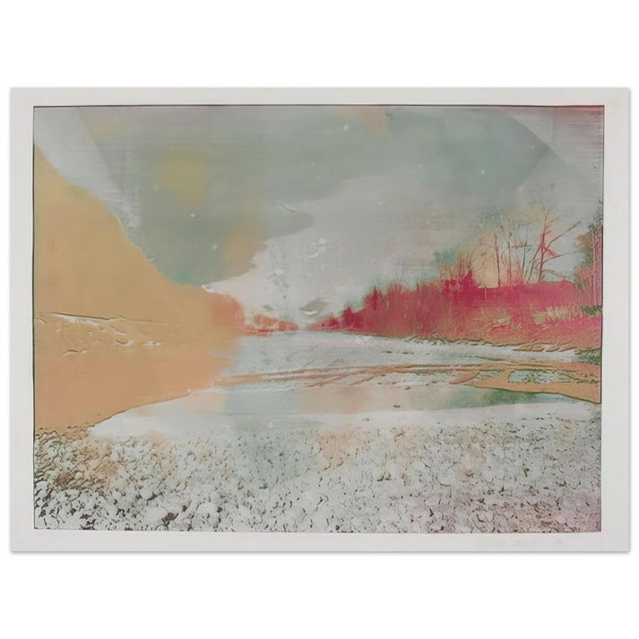 Dieter Roth - View of the Emme - 1971 75x100 cm / 30x40inches Fine Art Poster