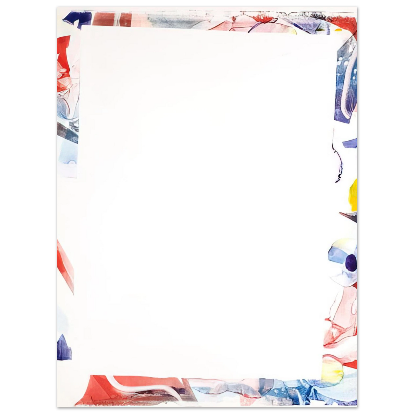 Sam Francis - Untitled SFM66-03 75x100 cm / 30x40inches Fine Art Poster