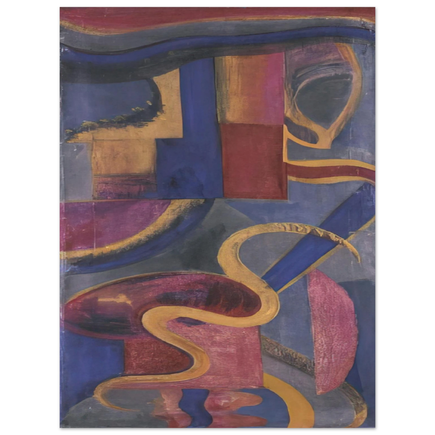 Julius Evola - Composizione Dada - Abstract Art 75x100 cm / 30x40inches Fine Art Poster