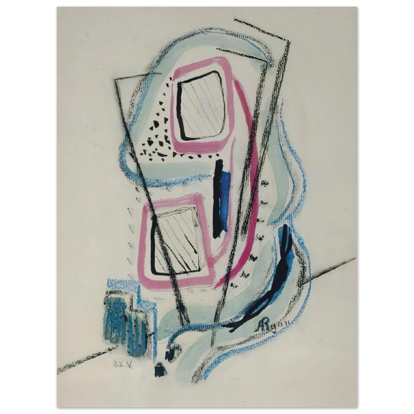 Anne Ryan - XXV - 1940 75x100 cm / 30x40inches Fine Art Poster