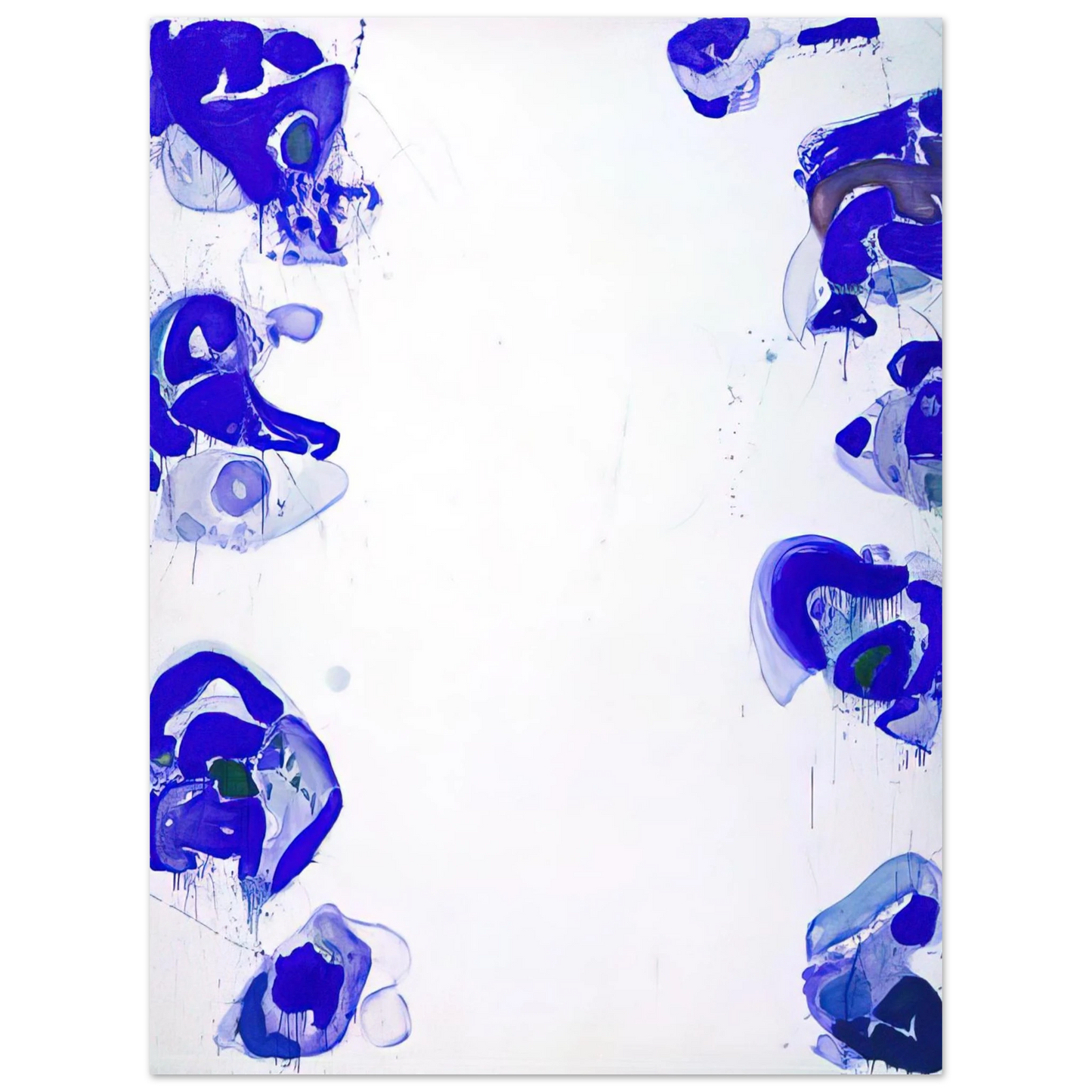 Sam Francis - Blue Balls 75x100 cm / 30x40inches Fine Art Poster