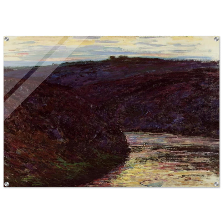 Valley of the Creuse - claude monet Acrylic Print - 70x100 cm / 28x40″ inches