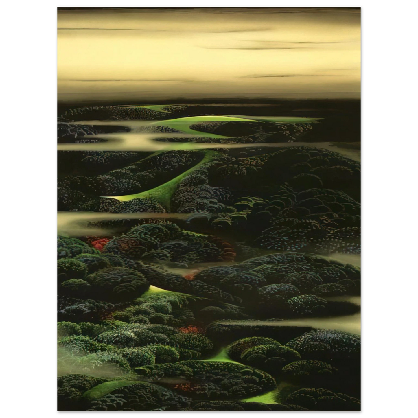 Eyvind Earle - Twilight 75x100 cm / 30x40inches Fine Art Poster