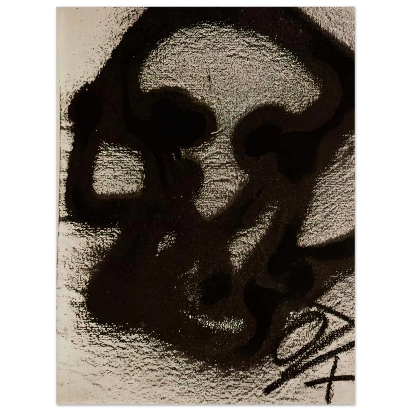 Antoni Tapies - EQUATION III 1987 75x100 cm / 30x40inches Fine Art Poster