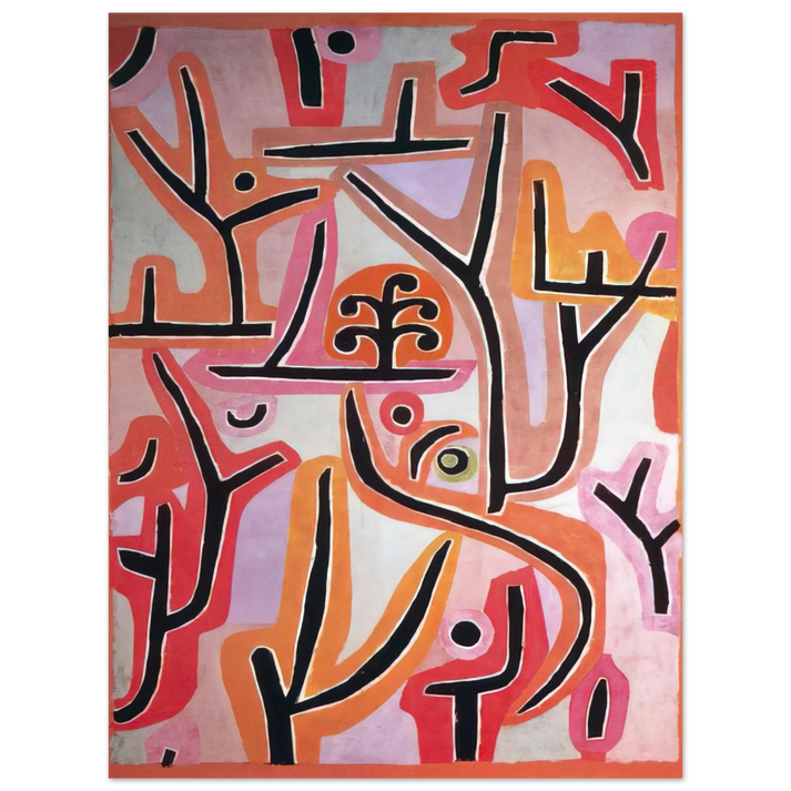 Paul Klee - PARK BEI LU 1938 75x100 cm / 30x40inches Fine Art Poster