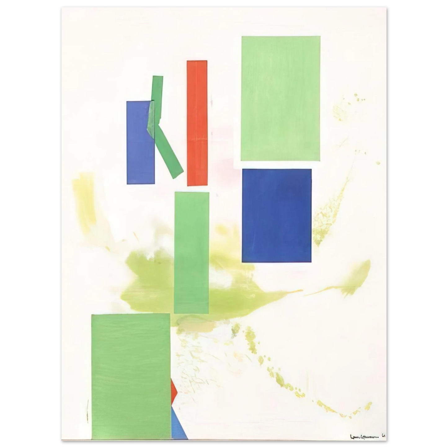 Hans Hofmann - Lucidus Ordo 75x100 cm / 30x40inches Fine Art Poster