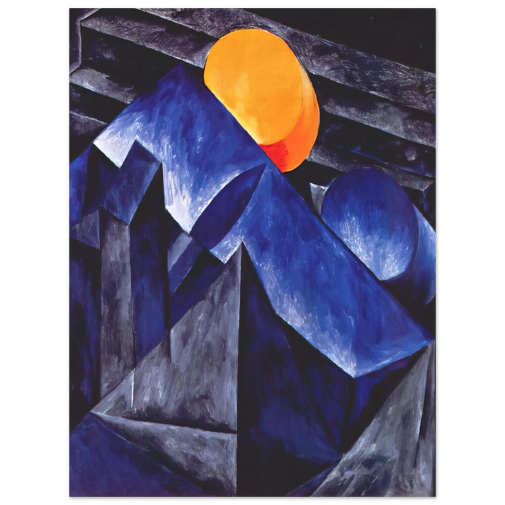 Natalia Goncharova - Composition - 1914 75x100 cm / 30x40inches Fine Art Poster
