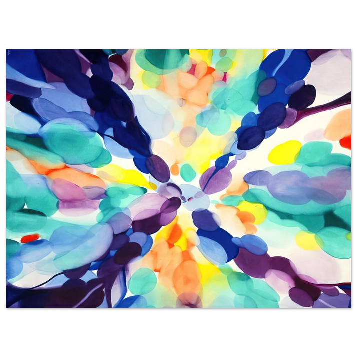 Alice Baber - Lavender High 75x100 cm / 30x40inches Fine Art Poster