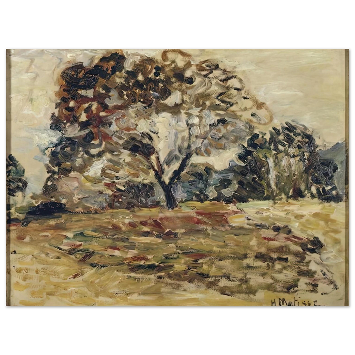 Henri Matisse - LANDSCAPE OF CORSICA 1 75x100 cm / 30x40inches Fine Art Poster