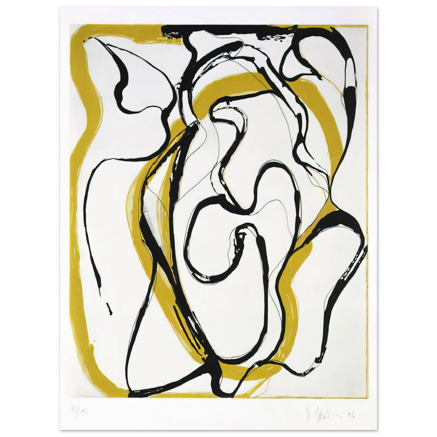 Brice Marden - Untitled - 1996 75x100 cm / 30x40inches Fine Art Poster