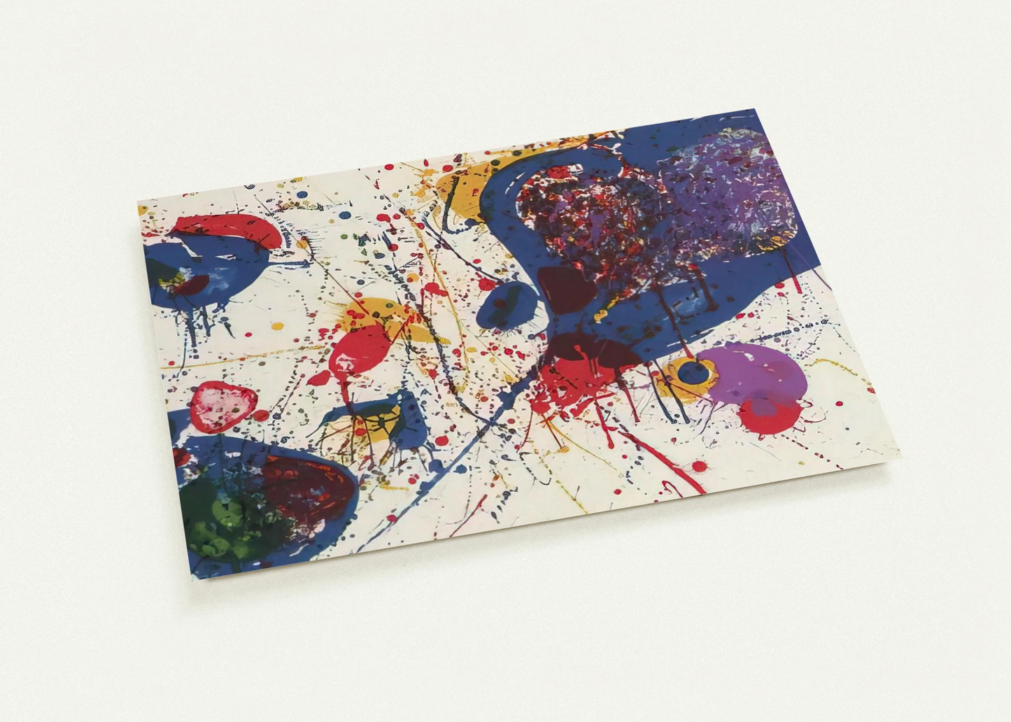 Light Violet Lembark L20 By Sam Francis Pack of 10 Post Cards | Sam Francis Post Cards | A6 (10.5 x 14.8 cm) - 4.1 x 5.8 inches