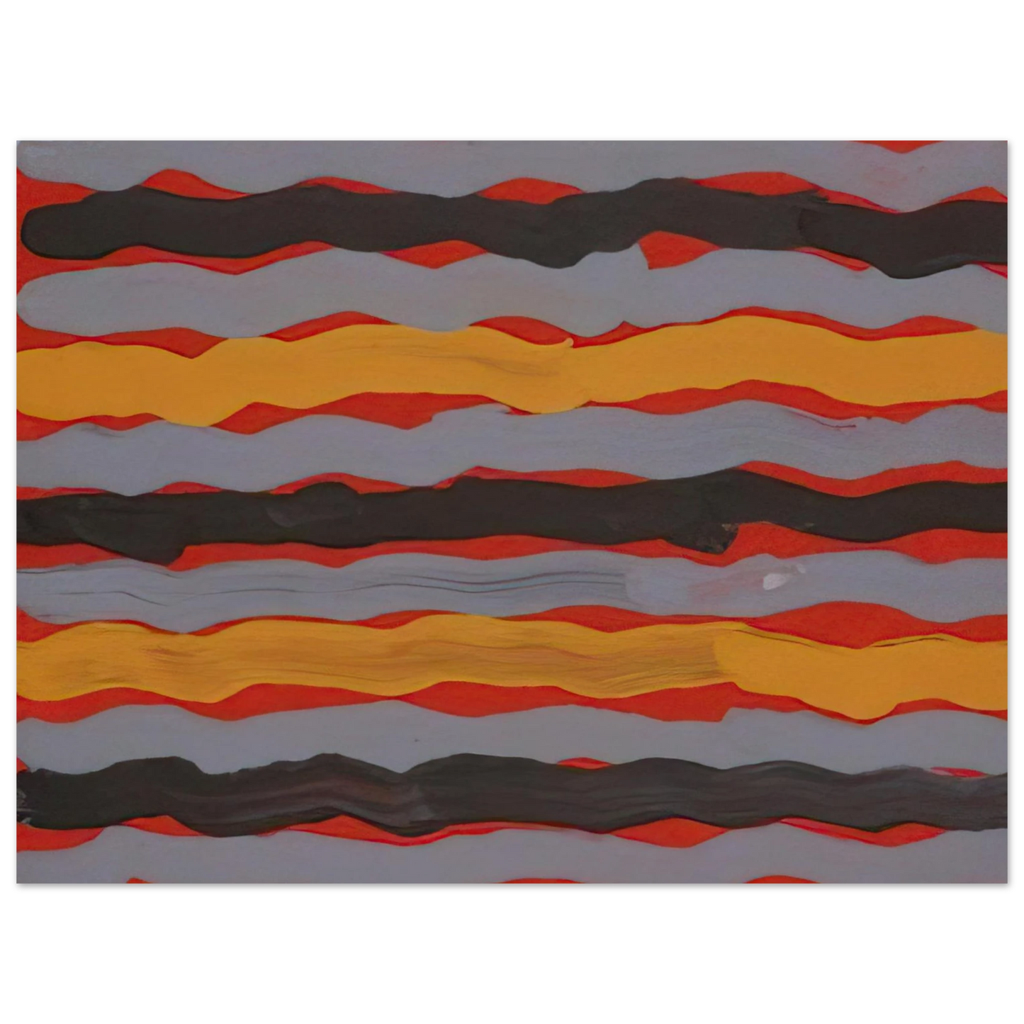 Clifford Possum Tjapaltjarri - Spear Dreaming - 2001 75x100 cm / 30x40inches Fine Art Poster