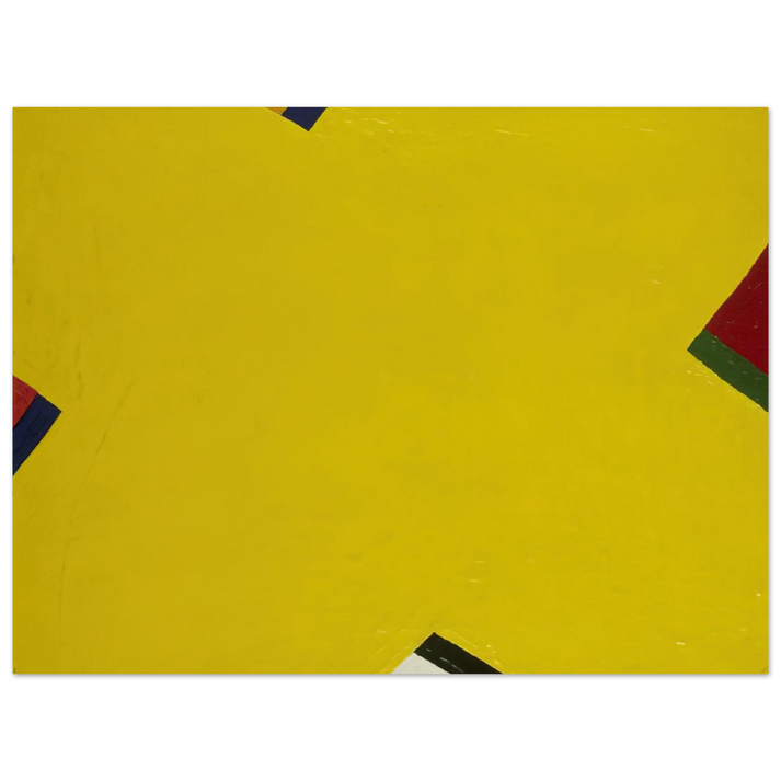Al Held - Yellow 75x100 cm / 30x40inches Fine Art Poster