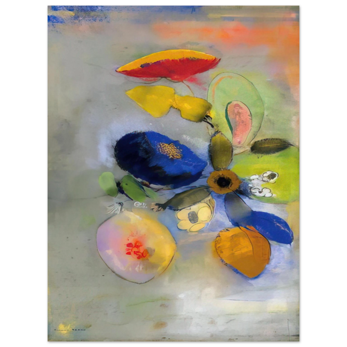 Odilon Redon - FLOWERS 3 75x100 cm / 30x40inches Fine Art Poster