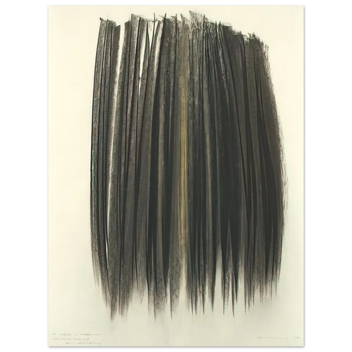 Hans Hartung - Untitled - 1960 75x100 cm / 30x40inches Fine Art Poster