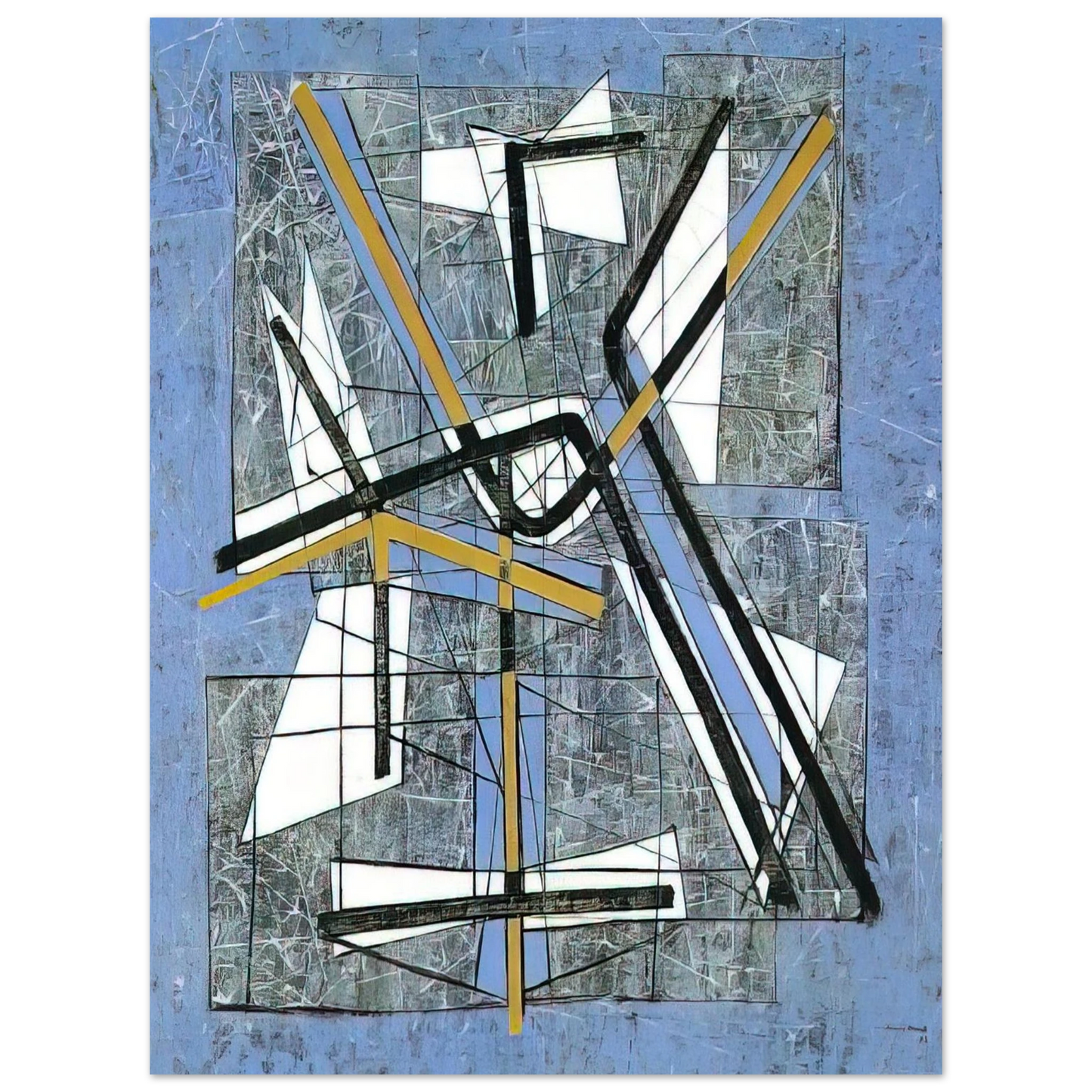 Jimmy Ernst - Animals and Minerals - 1952 75x100 cm / 30x40inches Fine Art Poster