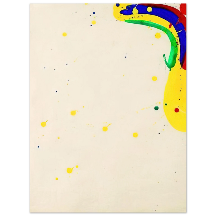 Sam Francis - Untitled SF64-062 75x100 cm / 30x40inches Fine Art Poster