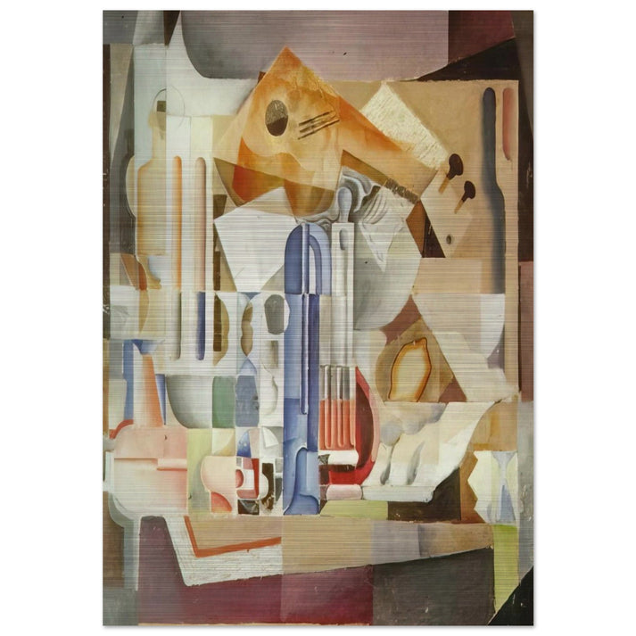 CRYSTALLINE STILL LIFE - Salvador Dali Brushed Aluminum Print - 70x100 cm / 28x40 inches | Salvador Dali Aluminum Print | Salvador Dali Prints
