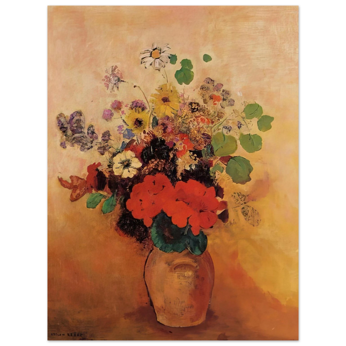 Odilon Redon - VASE OF FLOWERS 5 75x100 cm / 30x40inches Fine Art Poster