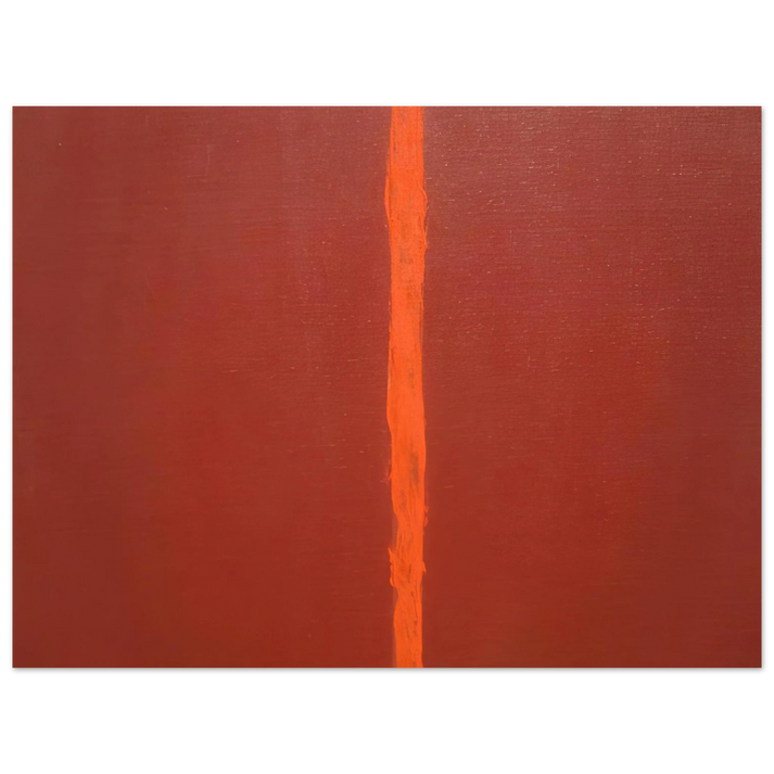Barnett Newman - Onement III 75x100 cm / 30x40inches Fine Art Poster
