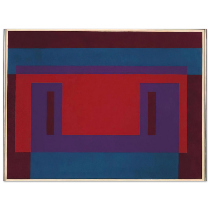 Josef Albers - RED WALL 1956 75x100 cm / 30x40inches Fine Art Poster