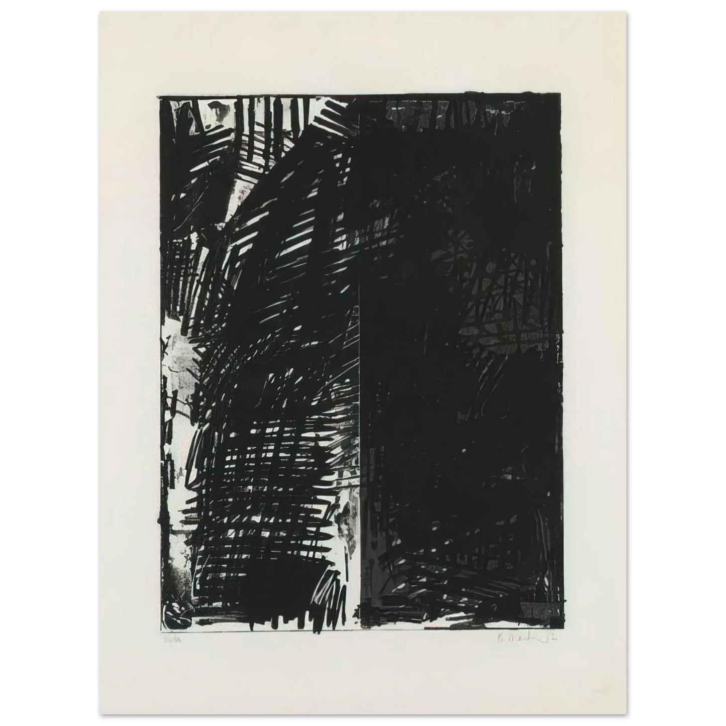 Brice Marden - Untitled Press Series - 1972 75x100 cm / 30x40inches Fine Art Poster